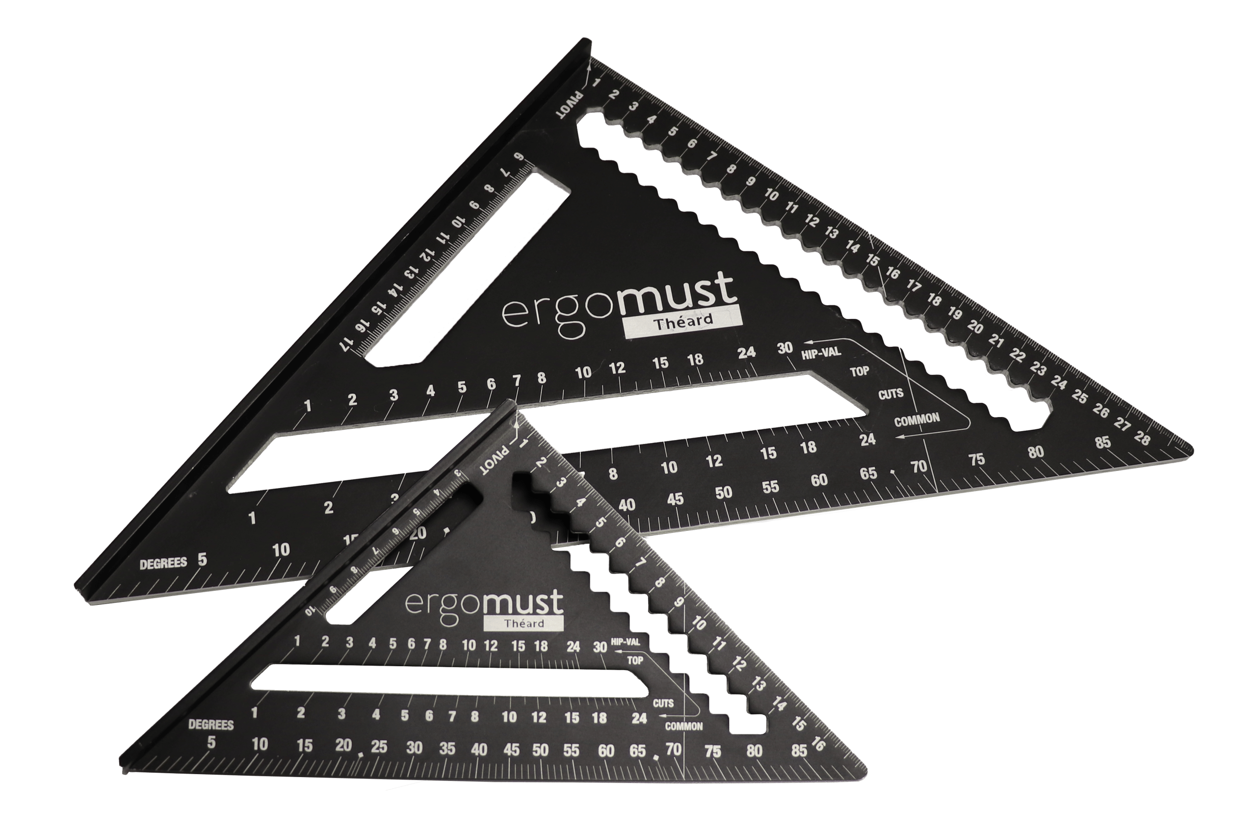 La Rapid Square 5 en 1 de ERGOMUST par THÉARD permet une prise de cote rapide et précise. Conçue en aluminium extrudé, la Rapid Square est légère, maniable et robuste. Son talon de butée assure des angles parfaits à 45 et à 90° et son orientation permet de créer rapidement des angles de 0 à 90°. Multi-usages, la Rapid Square peut aussi être utile comme traceur de ligne, mètre mesureur et guide de coupe. Se range facilement dans une caisse à outils.